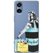 Прозорий чохол BoxFace Sony Xperia 5 V City Girl