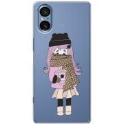 Прозорий чохол BoxFace Sony Xperia 5 V Winter Morning Girl