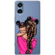 Прозорий чохол BoxFace Sony Xperia 5 V Mouse Mommy