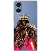 Прозорий чохол BoxFace Sony Xperia 5 V Queen and Princess