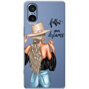 Прозорий чохол BoxFace Sony Xperia 5 V Follow Your Dreams
