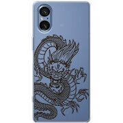 Прозорий чохол BoxFace Sony Xperia 5 V Chinese Dragon