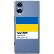 Прозорий чохол BoxFace Sony Xperia 5 V Pantone вільний синій
