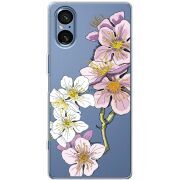 Прозорий чохол BoxFace Sony Xperia 5 V Cherry Blossom