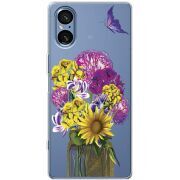 Прозорий чохол BoxFace Sony Xperia 5 V My Bouquet