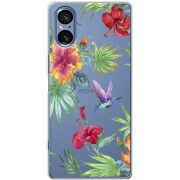 Прозорий чохол BoxFace Sony Xperia 5 V Tropical