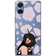 Прозорий чохол BoxFace Sony Xperia 5 V Meow