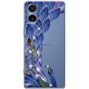 Чохол зі стразами Sony Xperia 5 V Peafowl
