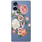 Чохол зі стразами Sony Xperia 5 V Love