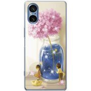 Чохол зі стразами Sony Xperia 5 V Little Boy and Girl