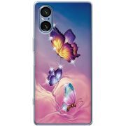 Чохол зі стразами Sony Xperia 5 V Butterflies