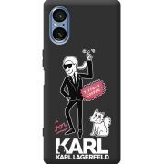Чорний чохол BoxFace Sony Xperia 5 V For Karl