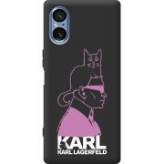 Чорний чохол BoxFace Sony Xperia 5 V Pink Karl