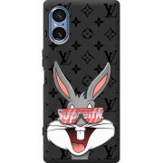 Чорний чохол BoxFace Sony Xperia 5 V looney bunny