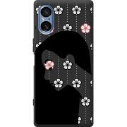 Чорний чохол BoxFace Sony Xperia 5 V Flower Hair