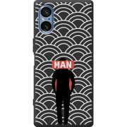 Чорний чохол BoxFace Sony Xperia 5 V Man Pattern