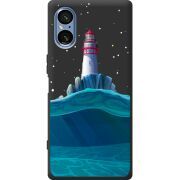 Чорний чохол BoxFace Sony Xperia 5 V Lighthouse