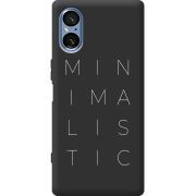Чорний чохол BoxFace Sony Xperia 5 V Minimalistic
