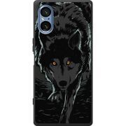 Чорний чохол BoxFace Sony Xperia 5 V Wolf