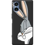 Чорний чохол BoxFace Sony Xperia 5 V Lucky Rabbit