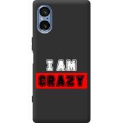 Чорний чохол BoxFace Sony Xperia 5 V I'm Crazy