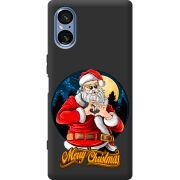 Чорний чохол BoxFace Sony Xperia 5 V Cool Santa