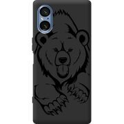 Чорний чохол BoxFace Sony Xperia 5 V Grizzly Bear