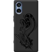 Чорний чохол BoxFace Sony Xperia 5 V Snake