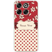 Чохол BoxFace Nubia V70 Именной Polka Dots