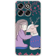 Чохол BoxFace Nubia V70 Girl and deer