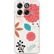 Чохол BoxFace Nubia V70 Line Flowers