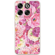 Чохол BoxFace Nubia V70 Pink Peonies
