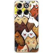 Чохол BoxFace Nubia V70 Sleepy Cats