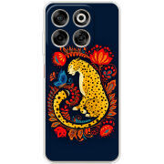 Чохол BoxFace Nubia V70 Petrykivka Leopard