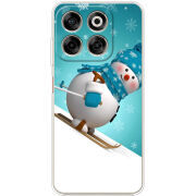 Чохол BoxFace Nubia V70 Skier Snowman