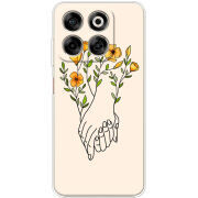 Чохол BoxFace Nubia V70 Flower Hands