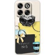 Прозорий чохол BoxFace Nubia V70 Fashion Pug