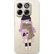 Прозорий чохол BoxFace Nubia V70 Winter Morning Girl