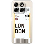Прозорий чохол BoxFace Nubia V70 Ticket London