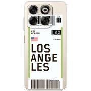 Прозорий чохол BoxFace Nubia V70 Ticket Los Angeles