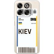 Прозорий чохол BoxFace Nubia V70 Ticket Kiev
