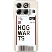 Прозорий чохол BoxFace Nubia V70 Ticket Hogwarts