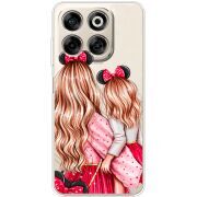 Прозорий чохол BoxFace Nubia V70 Mouse Girls