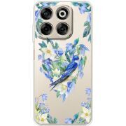 Прозорий чохол BoxFace Nubia V70 Spring Bird
