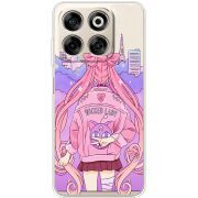 Прозорий чохол BoxFace Nubia V70 Wiked Lady