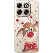 Прозорий чохол BoxFace Nubia V70 Winter Deer
