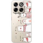 Прозорий чохол BoxFace Nubia V70 The Friendly Beasts
