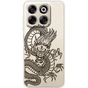 Прозорий чохол BoxFace Nubia V70 Chinese Dragon