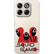 Прозорий чохол BoxFace Nubia V70 siquid game люди в красном