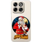 Прозорий чохол BoxFace Nubia V70 Cool Santa